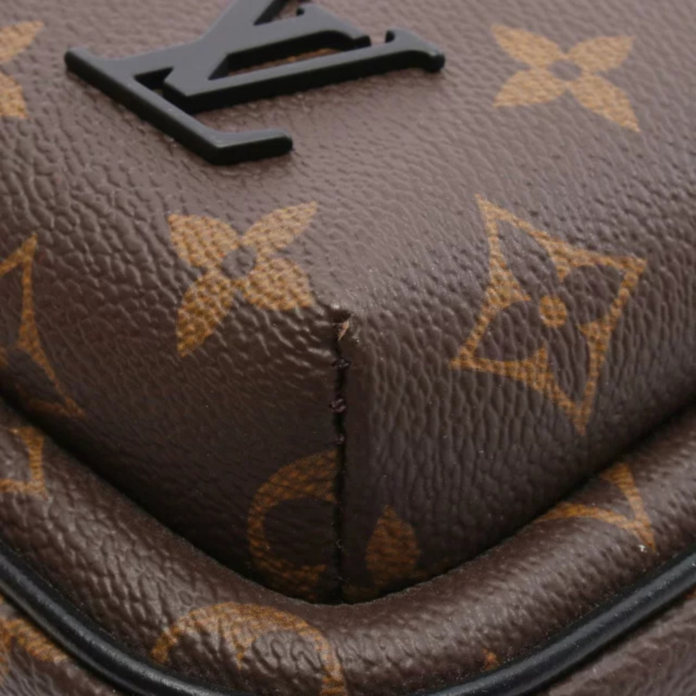 Louis Vuitton Avenue Macassar Brown Monogram Bag Waist Belt Body Sling Bum - Picture 5 of 6